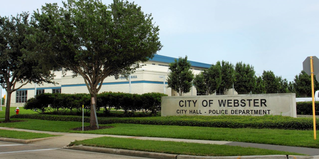 city of webster sign