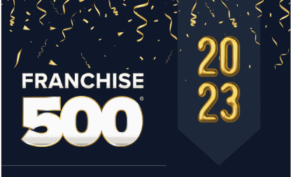 Image of the &amp;amp;amp;quot;Franchise 500 2023&amp;amp;amp;amp;quot; logo 